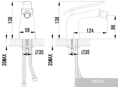 Смеситель Lemark Melange [LM4908CW]