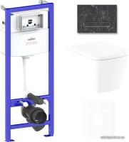 Унитаз Lavinia Boho Relfix Aveo Rimless 6 в 1 75110252 (greek black иск. камень)