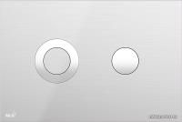 Панель смыва Alcaplast Flat Turn Inox