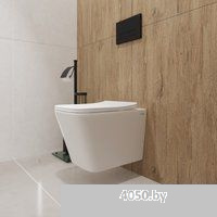 Lauter Square 214903 + TECE Kit 9400413 с кнопкой (белый)