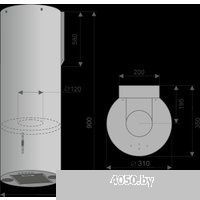 Konigin Ester 31 (белый/белое стекло)