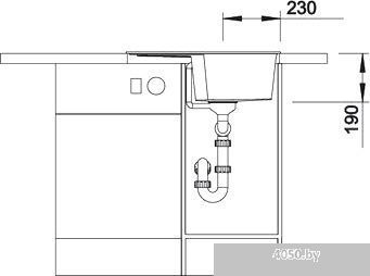 Кухонная мойка Blanco Zia 40 S (алюметаллик) [516919]