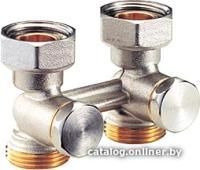 Запорная арматура Giacomini Узел нижнего подключения прямой для двухтрубных систем R387X002