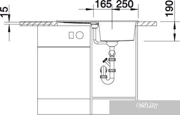 Кухонная мойка Blanco Metra 45 S (мускат) [521881]
