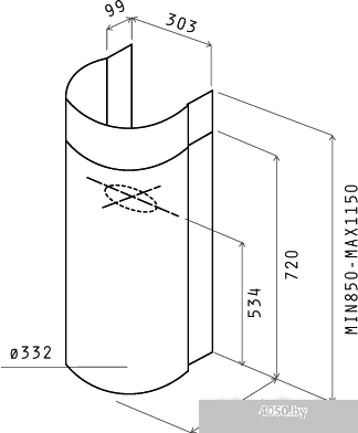 Elica Stone WH/A/33 (PRF0007123)