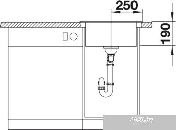 Кухонная мойка Blanco Riona 45 526095 (черный)