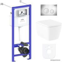 Унитаз Lavinia Boho Relfix Aveo Rimless 6 в 1 77050210 (хром пластик)