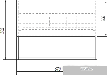 Dreja Тумба Perfecto 70 99.0802 с умывальником Grace 70 641600