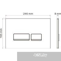 Roxen Antares в комплекте с инсталляцией Attach 5 в 1 967095 (кнопка: белый)