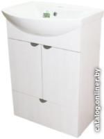 СанитаМебель Тумба Ларч 61.600 с умывальником Грация 61.5