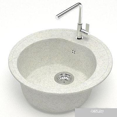 Кухонная мойка Elmar M-01M (белый гранит Q15)
