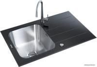 Кухонная мойка Tolero Ceramic glass TGR-780 (черный)