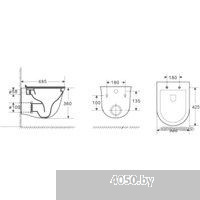 WeltWasser Telbach 004 GL-WT + Marberg 410 RD (белый глянец/хром)