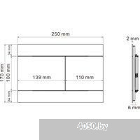 Roxen Antares Tornado Long в комплекте с инсталляцией StounFix Dual Fresh 6 в 1 868461 (кнопка: оруж