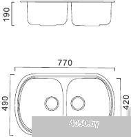 Кухонная мойка FRAP F4977T