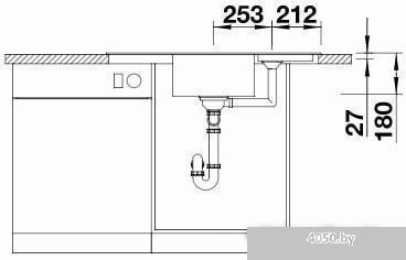 Кухонная мойка Blanco Zia 9 E (черный) 526031