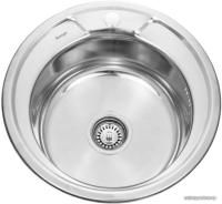 Кухонная мойка Sinklight 490 (полированная, сталь 0.8 мм)