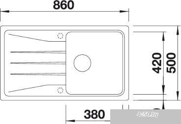 Кухонная мойка Blanco Sona 5 S (мускат) [521923]