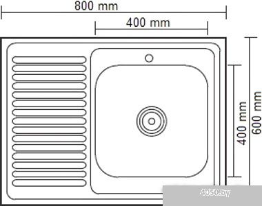 Кухонная мойка Ledeme L98060-6R