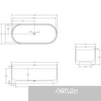 Abber Kristall 170x75 AT9708 Aquamarin