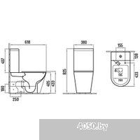 Deante Up Uno VSS01101B с крышкой Slim Soft-Close