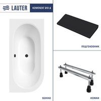 Lauter Bliss 170 P 21201072P (с ножками и черным подголовником)