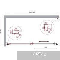 BelBagno LUCE-AH-1-150/80-C-Cr