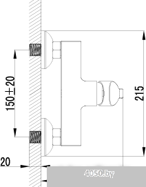 Смеситель Lemark plus STRIKE LM1103C