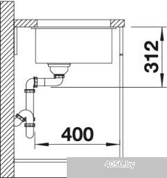 Кухонная мойка Blanco Subline 700-U (серый беж)