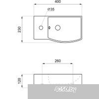 Lavinia Boho Bathroom Sink Slim 33311028