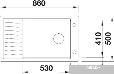 Кухонная мойка Blanco Elon XL 8 S (белый) [520488]