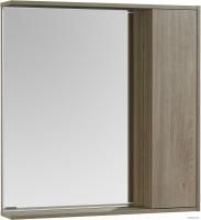 Акватон Шкаф с зеркалом Стоун 80 1A228302SX850 (сосна арлингтон)