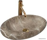 Умывальник Rea Roxy B Stone (коричневый)
