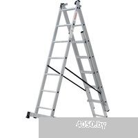 Новая высота NV 123 алюминиевая трёхсекционная 3x7 ступеней