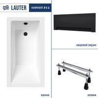 Lauter Estelle 130х70 21206030 (с ножками и лицевым черным экраном)