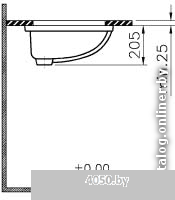 Умывальник Vitra Arkitekt 58.5x45 (6069B003-0012)