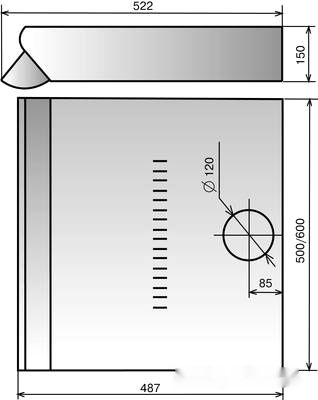 Кухонная вытяжка Elikor Davoline 60П-290-П3Л (черный)