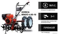 Мотоблок Skiper SP-1800SE Expert (колеса 4.00-10)