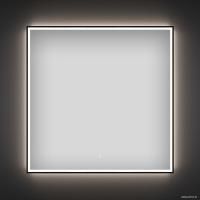 Wellsee Зеркало с фронтальной LED-подсветкой 7 Rays' Spectrum 172200440, 75 х 75 см (с сенсором и ре
