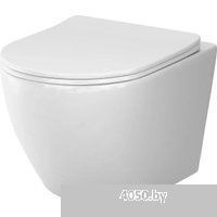 AM.PM Pro S IS47038.801900 (черный матовый, с сиденьем и кнопкой смыва)