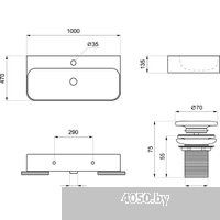 Wellsee Clermont 302615000 с донным клапаном click-clack