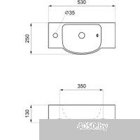Lavinia Boho Bathroom Sink Slim 33311039