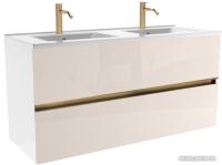 ЗОВ Тумба с умывальником Лира 120 L120MW0MTGVG-OL120 (тальк)
