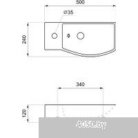 Lavinia Boho Bathroom Sink Slim 33311035