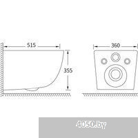 Oliveeka OL-MQ-003 + OL-1216 + OL-R22-MB (черный матовый)