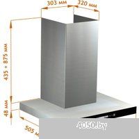 Backer CH60E-TGL200 SSBK Glass