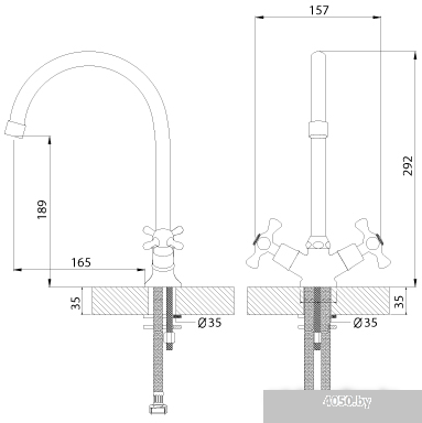 Смеситель Rossinka Silvermix H02-72