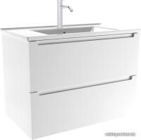 ЗОВ Тумба с умывальником Дион 90 D90LWP0M9003MKV5-OL90 (белый матовый)