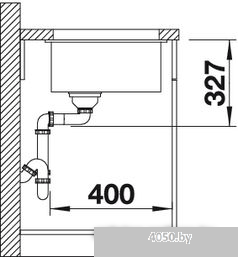 Кухонная мойка Blanco Rotan 500-U (кофе) 521353