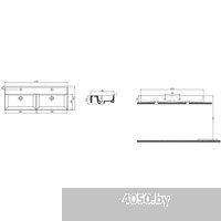 Quarter Bath Cross Line 70CL24120